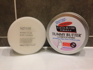 Palmers Tummy Butter and Sanctuary Body Soufle