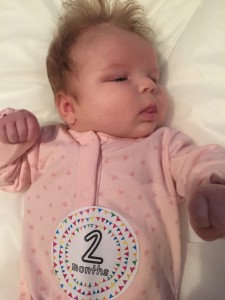 Dear Lottie Bella: Two months old