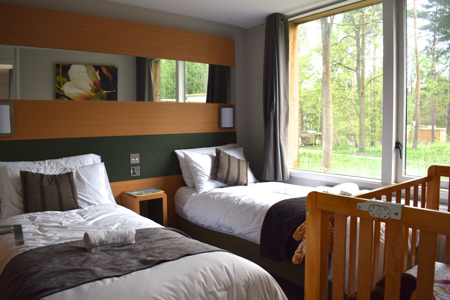 3 bedroom woodland lodge Center Parcs Elveden Forest