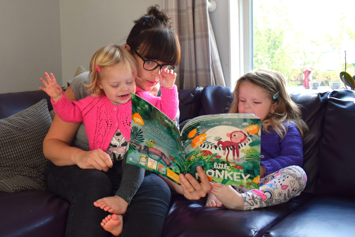 Making time to read with our girls and BookTrust