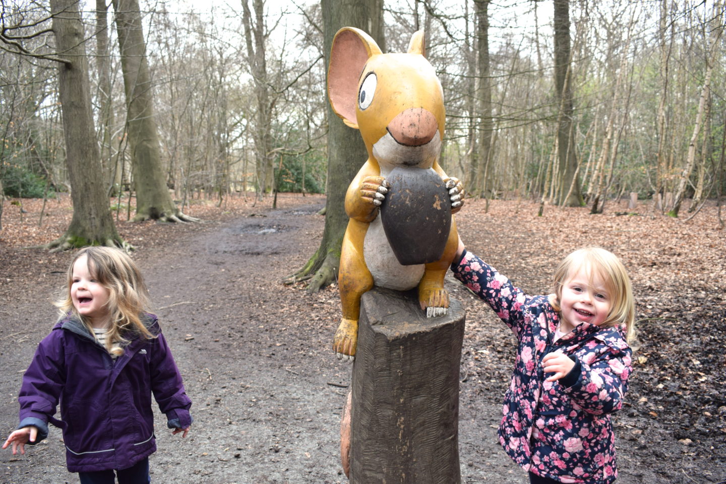 The Gruffalo Trail, Essex mouse with two little girls